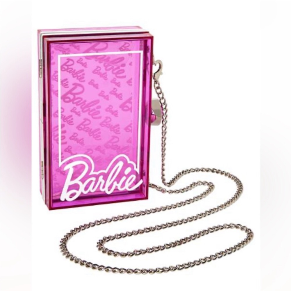 New Pink Barbie Box Crossbody Bag Purse Halloween